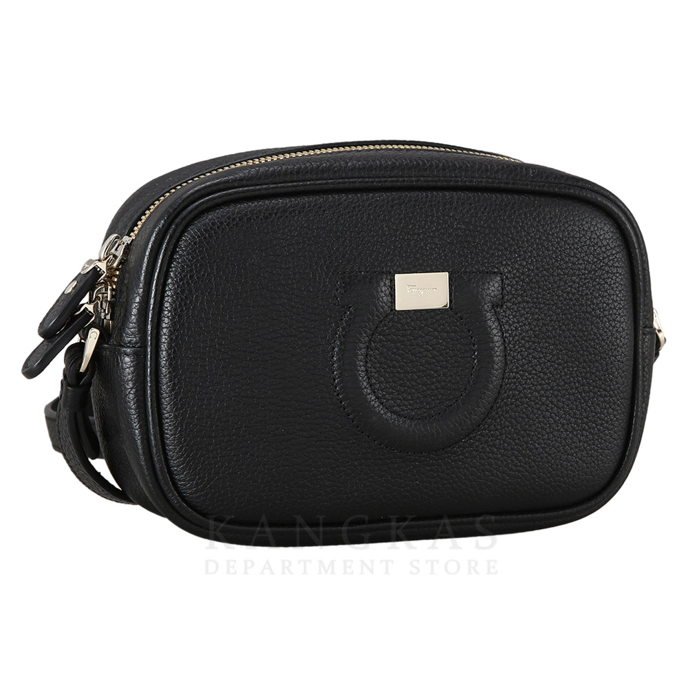 FERRAGAMO(USED)페레가모 간치니 로고 카메라백